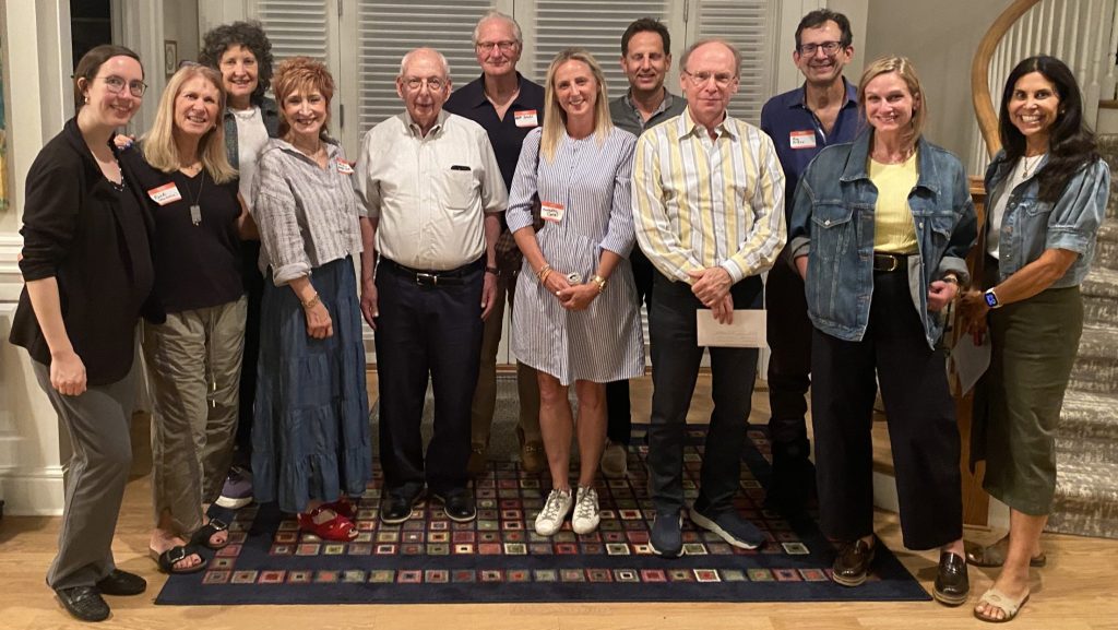 (L-R): Erin Cavataro, Randi Sakwa, Carol Weintraub-Fogel, Howard Friedman, Mark Jacobs, Meredith Carrel, Richard Nodel, Shlomo Mandel, Ron Yolles, Tara Hack, Sherrie Singer